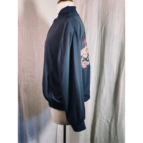 Y2k Embroidered Reversible Paisley Lightweight Jacket - Size M - Picture 2 of 6